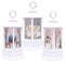 Christmas Decorations, 3PCS Tiny Christmas Decorations Lights White Snowman Elk Angel Light with LED Tea Light for Christmas Wedding Birthday Holiday Party Decor
