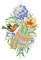 Plauener Spitze Fensterbild Osterei und Vogel farbig 22 x 34 cm Fensterdeko Fensterschmuck Bilder Handarbeit Deko Fenster