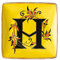 Versace by Rosenthal - Schale, Teller, Schälchen - Holiday Alphabet - H - 12 x 12 cm - Porzellan