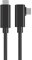 Cuxnoo VR Streaming Link Cable Compatible for Oculus Quest, Virtual Reality Headset Cable Angle USB 3.2 Gen1 C-C High Speed Data Transfer, Fast Charging Cord, 4.7 Meters