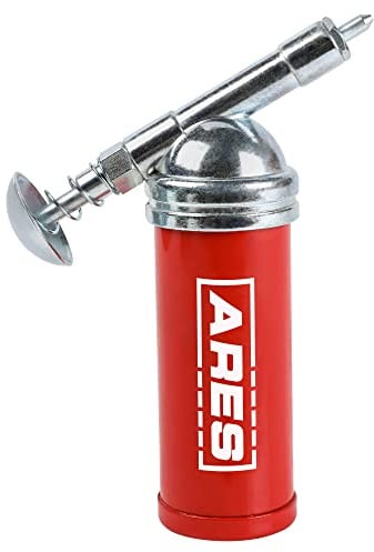 ARES 1,502,808.2-85.0 g Push-Type Mini Fettpresse – Nadeldüse fettet leicht kleine Armaturen – Einhandbedienung – 3000 PSI Arbeitsdruck