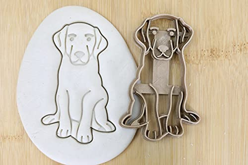 Hund Cookie Cutter Fondant Keksstempel/Ausstechform Keksausstecher Plätzchen Gold Retriever ganz ca. 8cm
