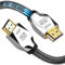 Reagle HDMI 2.1 Kabel – 8K@60Hz, 4K@120Hz,2K@240Hz 48Gbps, eARC, DolbyVision, HDR10, VRR, FreeSync, G-Sync, Nylon Geflecht, vergoldete Stecker, kompatibel mit PS5, Xbox Series X/S, LG OLED, RTX 30xx