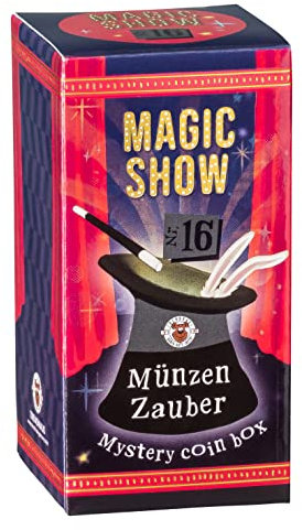 TRENDHAUS 957740 Magic Show Nr. 16 [ Münzen Zauber ], Verblüffende Zaubertricks für Kinder ab 6 Jahren, Inkl. Online-Videos