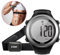 EZON Cardiofrequenzimetro e fascia toracica, cardiofrequenzimetro, orologio sportivo con HRM, impermeabile, cronometro, carillon orario T007