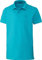 Chiemsee Herren Poloshirt, 100% Baumwolle, bequemes Poloshirt/T-Shirt mit lässigem Kragen, leichte Herrenoberbekleidung, atmungsaktiv & luftdurchlässig, Türkis, Gr. XXL