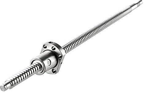 GooEquip Ball Screw CNC Parts SFU2005 Screw+NUT, 1pcs Ball Screw + 1pcs Nut,Diameter 20mm Lead 5mm Length 1000mm/39.37inch,for CNC Machine DIY, Manufacturing and Industrial Needs