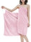Faxianther Peignoir Femme Serviette de Bain Robe à Col V Peignoir de Bain Absorbant pour SPA Piscine Plage