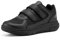 FitVille Chaussures Larges pour Hommes Basket Scratch Confortables Chaussures de Marche pour Pieds Sensibles Noir 45 EU X-Large