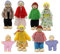DUOHERESHUI 8 Stück Familienpuppen Spielset, Puppenhaus Puppen, Puppenhaus Puppenfamilie, Puppenhaus Figuren Holz, Biegepuppen Puppenhaus Puppen, Für Pretend Puppenhaus Zubehör Geschenk