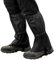 TNSLAND Outdoor Gamaschen, wasserdichte Gamaschen Einstellbare Atmungsaktive Beinschutz, Schneewandern Gaiter Gamaschen Wandern für Wandern, Klettern,Trekking, Schneewandern 1 Paar (Schwarz)