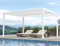 PURPLE LEAF Pergola 3.65 x 4.8 m Terrassenüberdachung Freistehend Verstellbaren Aluminium-Lamellen Wasserdicht Stabil Winterfest Hardtop Pavillon mit Lamellendach, Weiß