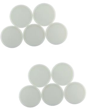 Alipis 10 STK Rundes Körbchenpolster Brotbackform Aus Keramik Anti-rutsch-Matte Scheinen Desktop-untersetzer Getränkeuntersetzer Untersetzer Für Den Esstisch rutschfest Silikon-pad