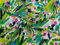 Crêpe de Chine Seidenstoff – Minerva Exclusive Brushstroke Blooms – Meterware