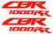 Felgenaufkleber Motorrad Aufkleber Wasserdicht Aufkleber Für CBR1000 Für CBR 1000 RR 1000RR Für Fireblade CBR1000RR 2004-2022 2021 2020(Rot)