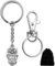 Schädel-Schlüsselanhänger Geschenk für Männer und Frauen - 1 Stück Schädelförmiger Metall-Schlüsselring, Retro-Kreativer Schlüsselanhänger, Coole Gothic-DIY-Schlüsselanhänger, Geschenk zum Geburtstag
