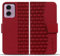 Rostsant Custodia Motorola Moto G04S/Moto G24/G04 5G Custodia in Pelle PU Portafoglio Magnetico Cover a Libro con Slot per Carte per Motorola Moto G04S/Moto G24/G04 5G Rosso