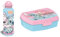 Genérico Set de Fiambrera/Sandwichera Stitch + Botella Aluminio 500 ml - Set para el almuerzo compatible con Disney Stitch (Stitch y Angel)