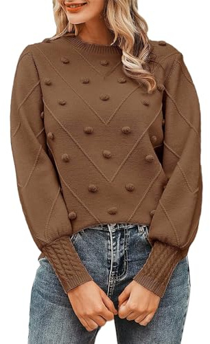 TEPTDirio Christmas Jumpers for Women Beige Jumper Women Cold Shoulder Jumpers for Women UK Wool Sweaters for Women Womens Lightweight Jumper Navy White Striped Jumper Ladies Made Italy Jumpers
