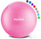 kisnbld Gymnastikball, extra dicker Yoga-Ball für Workout, Schwangerschaftsstabilität, 4 Größen, Anti-Burst-Balance-Ball mit Fußpumpe, robuster Fitnessball-Stuhl für Büro, Zuhause & Fitnessstudio