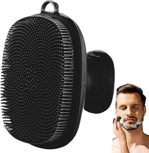 Face Silicone Scrubber - Manual Face Massager, Handheld Cleansing Brush | Portable Waterproof Facial Exfoliator For Deep Cleaning, Gentle Skin Care, Soft Silicone Face Brush For Women & Men