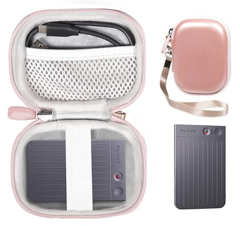 Alltravel Schutzhülle für KI-Diktiergerät, kompatibel mit PLAUD Note Diktiergerät mit Hülle, Roségold