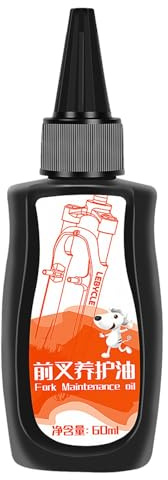 Huile de fourche de vélo | 60 ml Lubrifiant de suspension pour vélo | Résistance aux températures élevées Huile de fourche VTT | Huile de fourche avant – Huile de choc pour la lubrification des vélos
