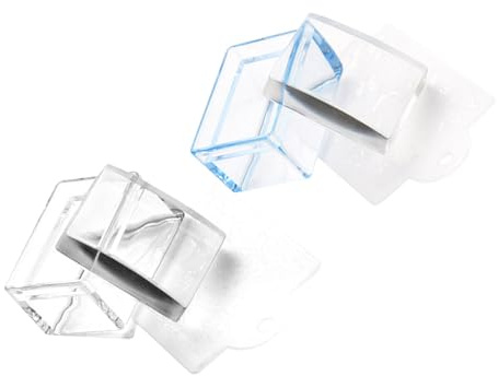 Healvian Nail Art Stamper 2Pcs Manicure Tools Nail Stampers for Diy Home and Salon Use