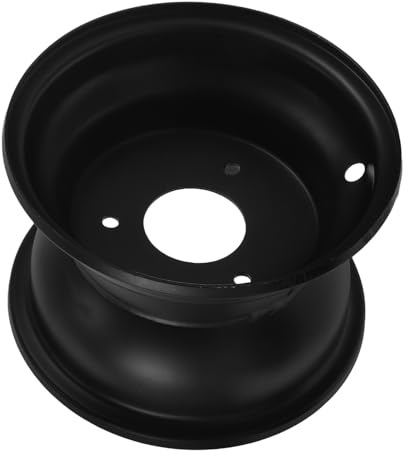 COSMEVIVI Atv 16X8 7 Zoll Stahlfelge Schwarz Dreiloch Felge für Quad Strand und Offroadfahrten