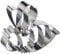 Städter Ausstechform, Edelstahl, Silber, 7 cm