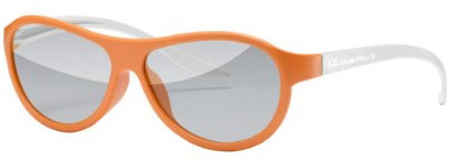 LG Dual Play 2 paires de Lunettes Orange/Blanc