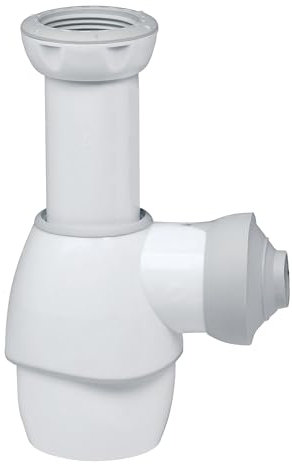 Wirquin 31180002 - Sifón universal para lavabo, blanco/gris