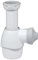 Wirquin 31180002 Universal Siphon für Waschtisch, Weiß / Grau