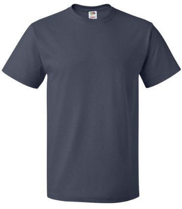 Fruit of the Loom Mens Valueweight Short Sleeve T-Shirt (L) (Deep Navy)