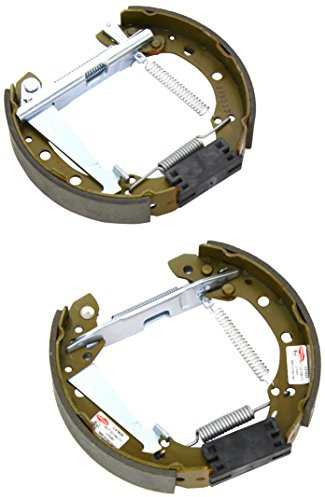 DELPHI KP850 Bremsenset Trommelbremse Bremsbacken Satz mit Radbremszylinder mit Zubehör Hinten Kompatibel mit VW POLO 9N Polo Schrägheck 6R1, 6C1 Golf 3 1H1 up! Schrägheck 121, 122, BL1, BL2, SKODA