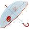 Regenschirm durchsichtig transparent Smiley World - orange