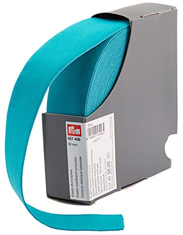 Elastic Waistband 38 mm Turquoise