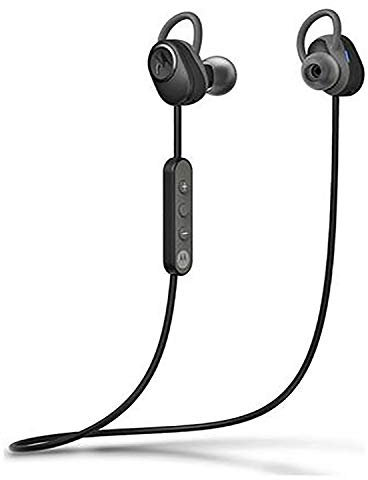 Motorola Verve Loop Sports Headphone - Black/Silver, with Alexa built-in
