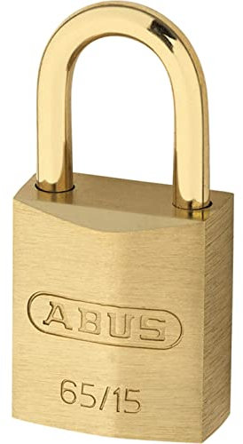 ABUS Cadenas laiton 65MB/15 - Serrure de cave, de casier, etc. - Corps de serrure et anse en laiton massif - de sécurité ABUS 4