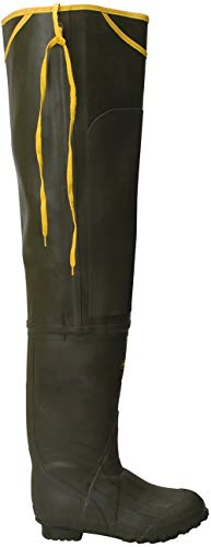 LaCrosse Trapline Hip 32 Waterproof Men’s Boot, Durable Hunting-Shoes with Insulated Lining for Outdoor Adventures, Forest Green - 8M