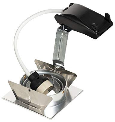 SLV NEW TRIA 78 I LS QPAR51 Downlight aluminium eckig, Einbauleuchte, Einbauspot, Deckeneinbauleuchte, Spot, Deckenspot, Einbaustrahler, Deckenstrahler, Wohnzimmer, Badezimmer