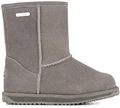Emu Brumby Lo, Mädchen Halbschaft Stiefel, Grau (Charcoal), 35 EU (2 Kinder UK)