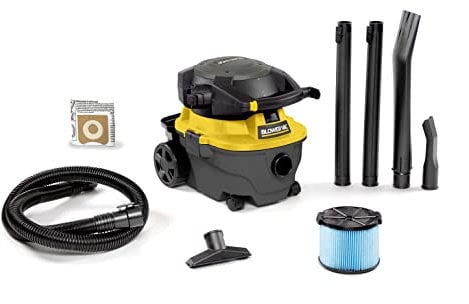 WORKSHOP Wet/Dry Vacs WS0400DE, 4 Gallon Shop Vacuum, Polypropylene, Black
