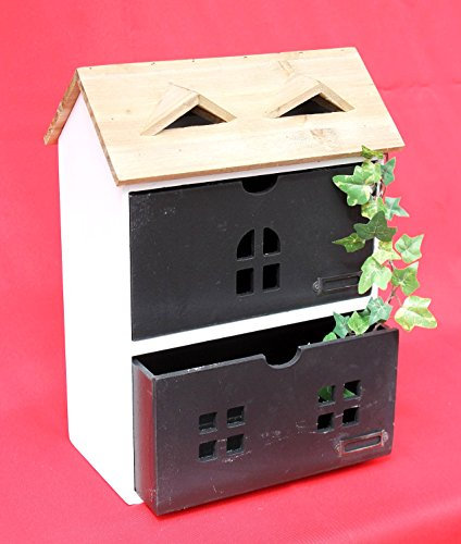 DanDiBo Schreibtisch Organizer Holz Aufbewahrungsbox 14B410 38 cm Minikommode mit Schubladen Schubladenbox Haus