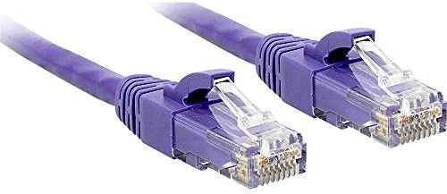 Lindy 7.5m Cat.6 U/UTP Ethernet Cable, Purple