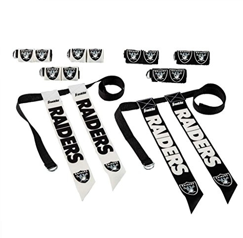 Franklin Sports NFL Team Flag- Football-Sets – Gürtel + Flaggen – Kinder + Erwachsene – passend für Taille bis zu 91,4 cm – NFL lizenziert