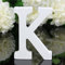 Freeas Dekorative Holz Buchstaben, hängende Wand 26 Buchstaben aus Holz Alphabet Wand Buchstaben für Kinder Baby Name Mädchen Schlafzimmer Hochzeit Geburtstag Party Home Decor-Briefe (K)