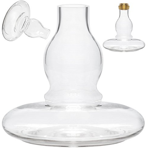 DILAW® Azur Shisha Bowl Glas Ersatzglas Maße: Big Size Höhe: ca. 27cm Bowl ohne Gewinde