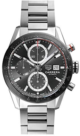 TAG Heuer Uhr CBM2110.BA0651 Carrera Caliber 16 Chronograph 41 mm SS Breath [Parallelimport], Armbandtyp, Armbandtyp, Armbandtyp:
