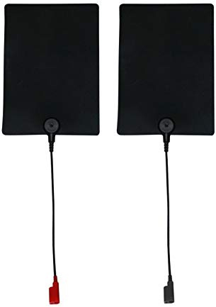 Silikon - Dauerelektrode für TENS/EMG-, Schmerztherapie Geräte 80 x 60 mm 1 Paar